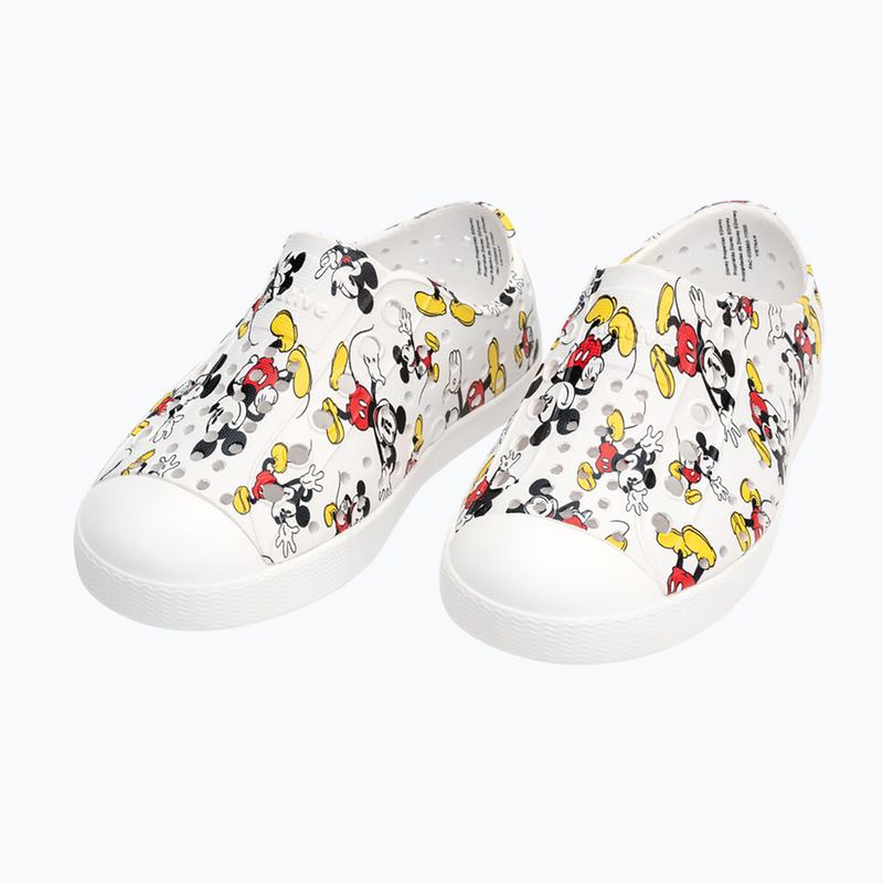 Native Jefferson Print Disney Jr παιδικά αθλητικά παπούτσια shell white/shell white/all over print 11