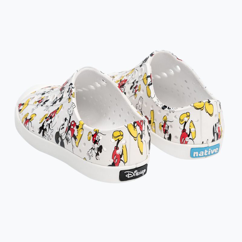 Native Jefferson Print Disney Jr παιδικά αθλητικά παπούτσια shell white/shell white/all over print 12