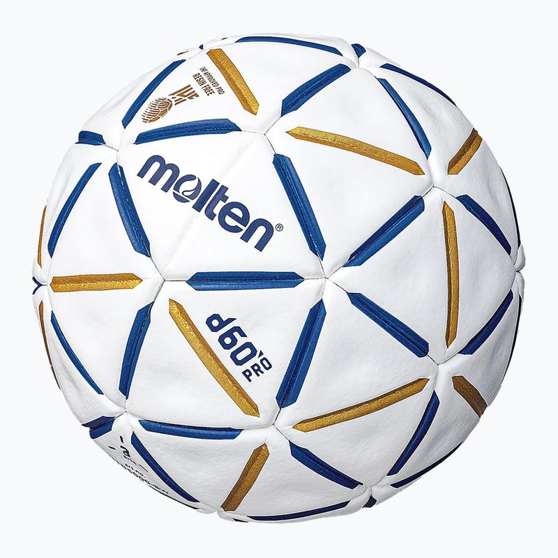 Molten handball H3D5000-BW d60 PRO IHF-3 μπλε/λευκό μέγεθος 3 2