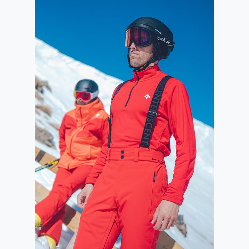 Ανδρικό φούτερ Descente Shoulder Trim T-Neck ηλεκτρικό κόκκινο 3