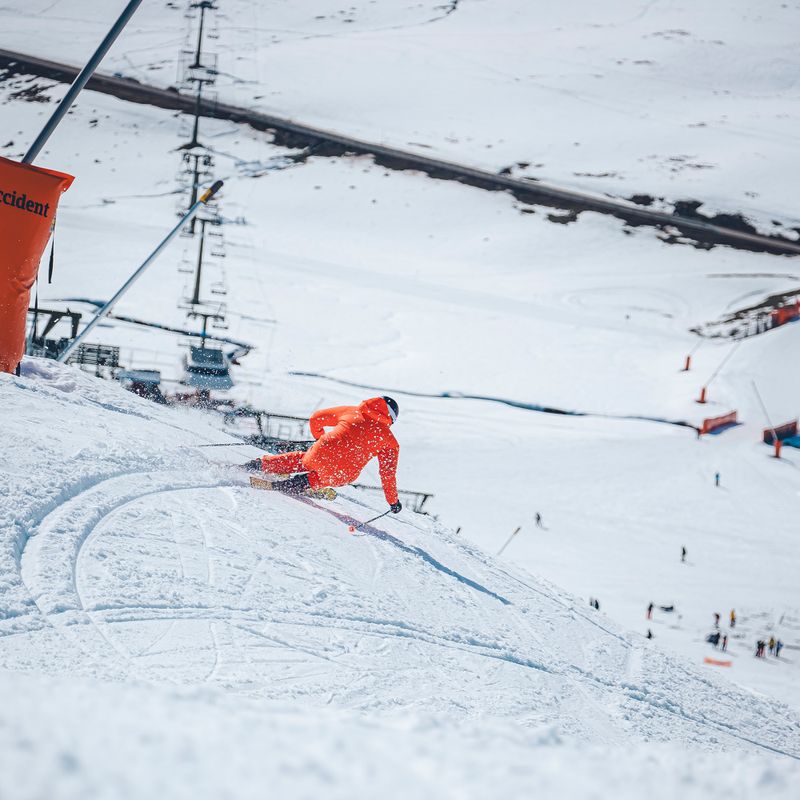 Ανδρικό μπουφάν σκι Descente Straight Line μανταρίνι πορτοκαλί 6