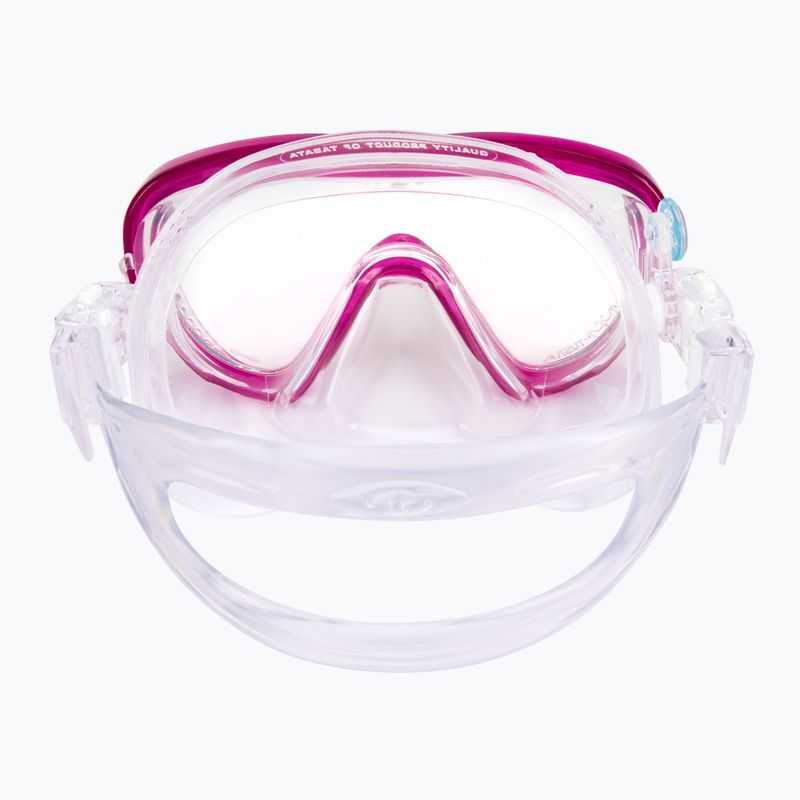 TUSA Tina Fd Μάσκα κατάδυσης ροζ Clear M-1002 5