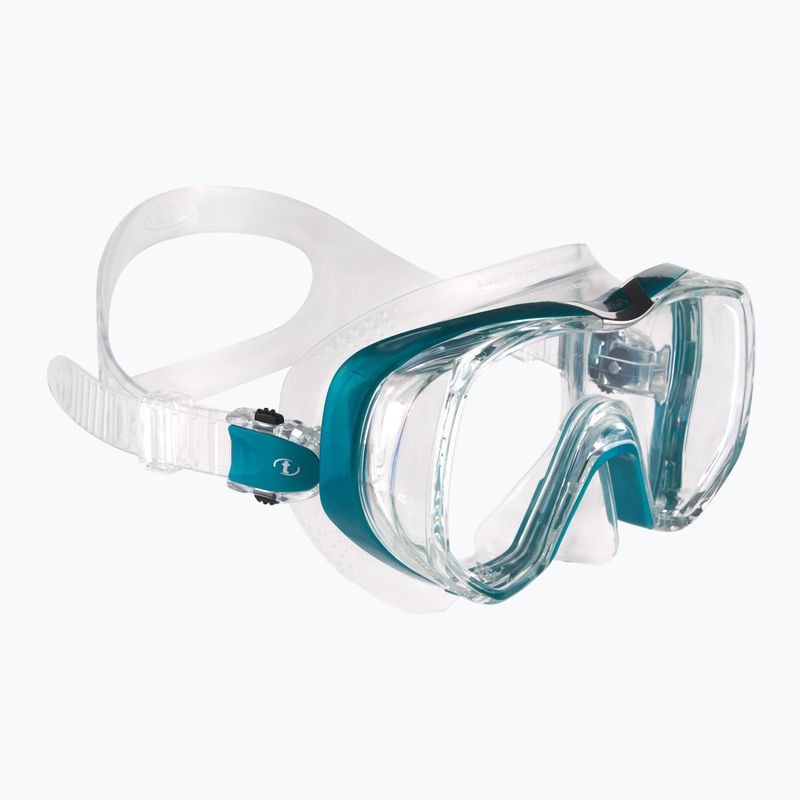 TUSA Tri-Quest Fd Μάσκα κατάδυσης τυρκουάζ και Clear M-3001