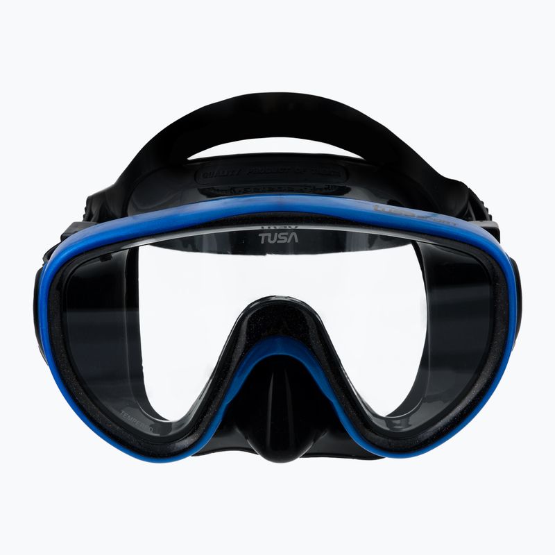 TUSA Sportmask μάσκα κατάδυσης μαύρη-μπλε UM-16QB FB 2