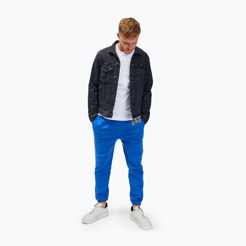 Ανδρικό παντελόνι GAP Tonal Arch Jogger imperial blue 2