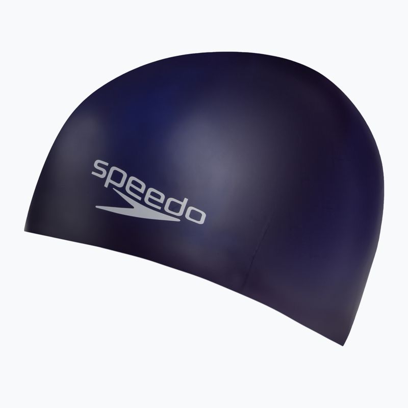 Speedo Plain Moulded Silicone Junior παιδικό σκουφάκι για κολύμπι μπλε 8-709900011 2