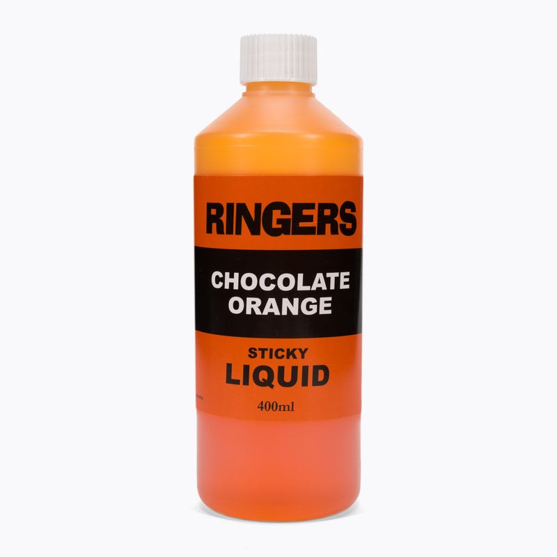 Ελκυστήρας δολωμάτων Liquid Ringers Sticky Orange Chocolate 400 ml PRNG58