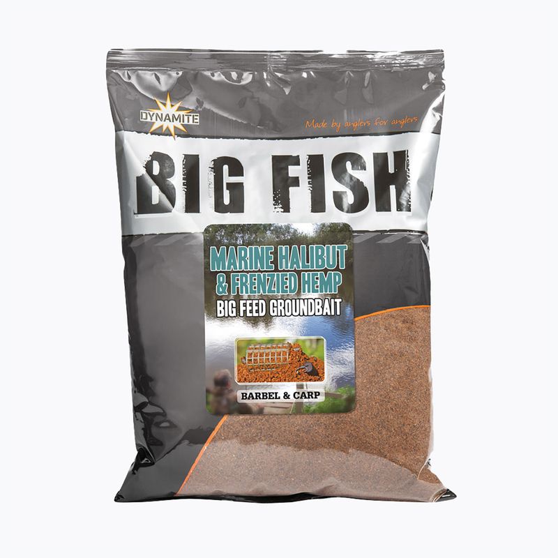 Dynamite Baits Big Fish Marine Halibut Μέθοδος κάνναβης groundbait 1.8kg καφέ ADY751470