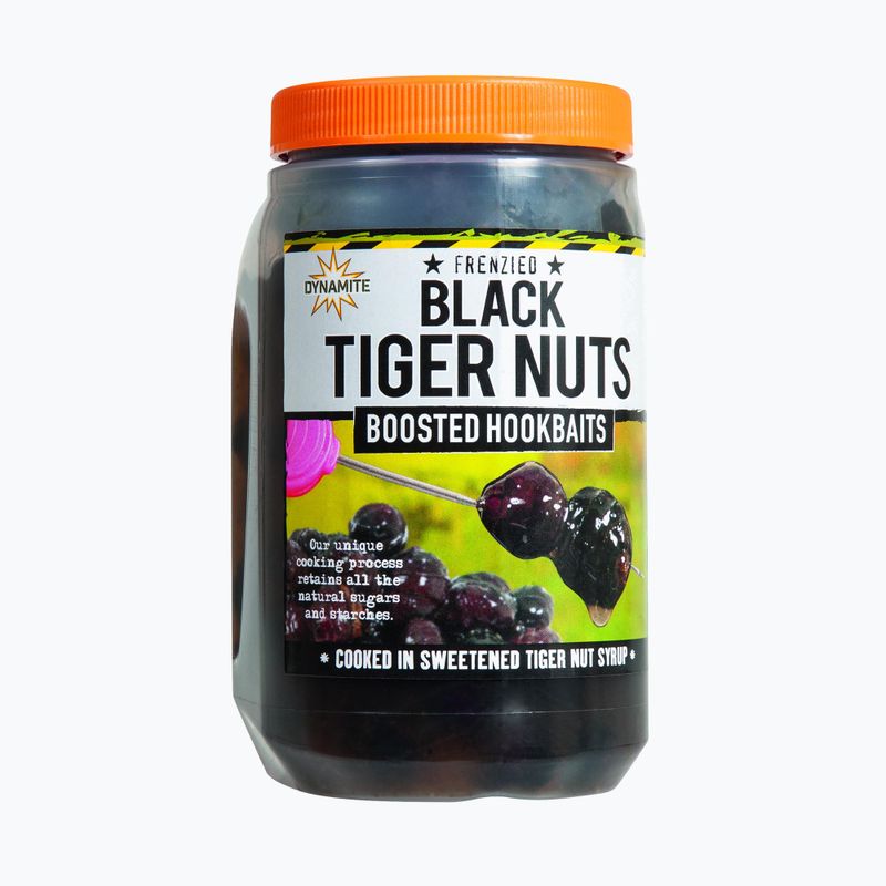 Δόλωμα Dynamite Baits Frenzied Black Tiger Nuts 500 ml δόλωμα κόκκων