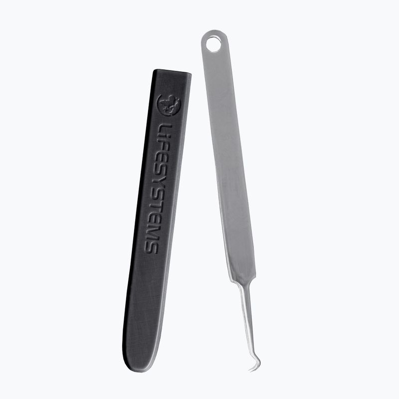 Lifesystems Λαβίδα Trick Tweezers ασημένια LM6580 λαβίδα αφαίρεσης κροτώνων