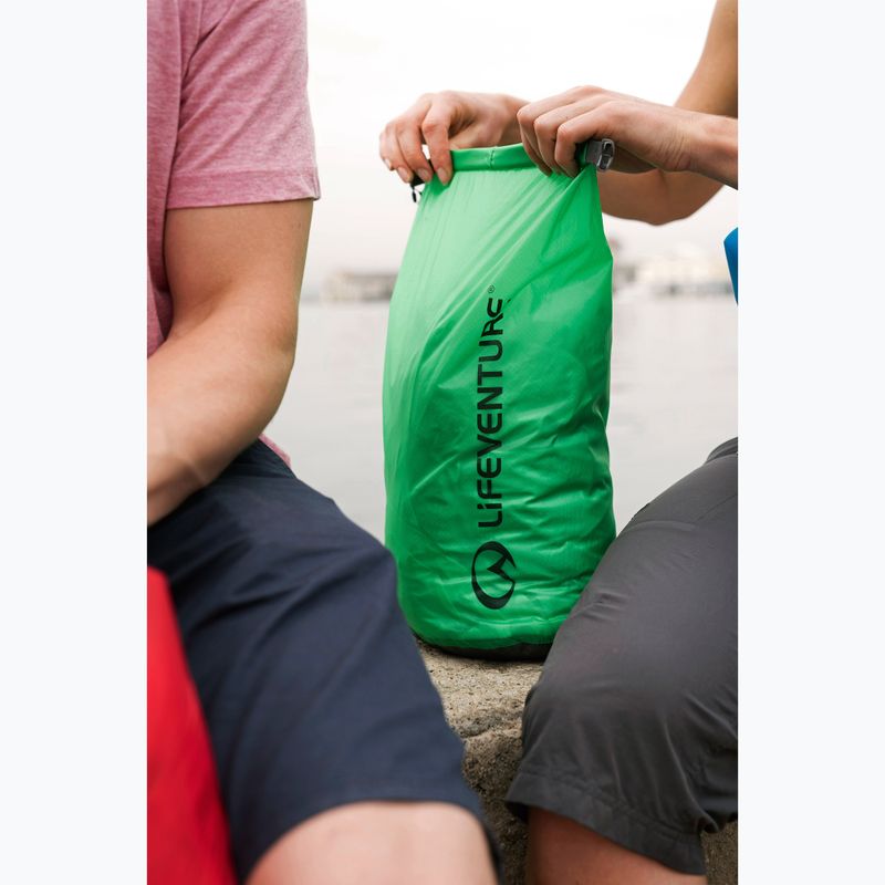 Αδιάβροχος σάκος Lifeventure Ultralight Dry 10 l green 4