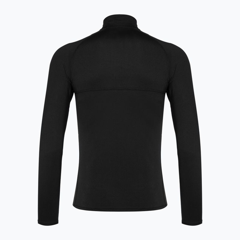 Ανδρικό Surfanic Bodyfit Zip Neck θερμικό φούτερ μαύρο 5