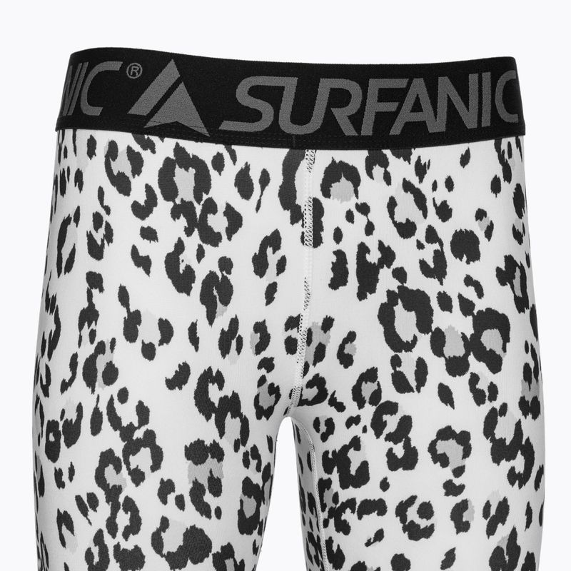 Γυναικείο θερμικό ενεργό παντελόνι Surfanic Cozy Limited Edition Long John snow leopard 5