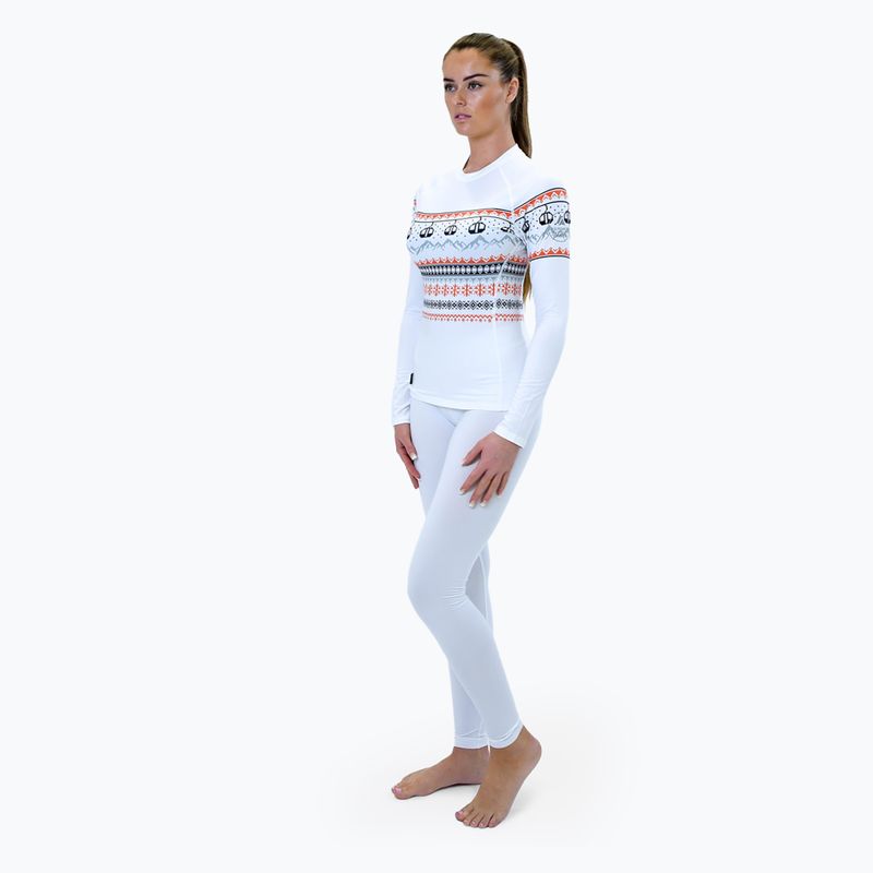 Γυναικείο Surfanic Cozy Limited Edition Thermal Longsleeve Crew Neck λευκό fairisle 3