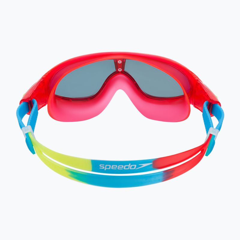 Speedo Rift Junior παιδική μάσκα κολύμβησης lava red/japan blue/smoke 8-01213B992 5