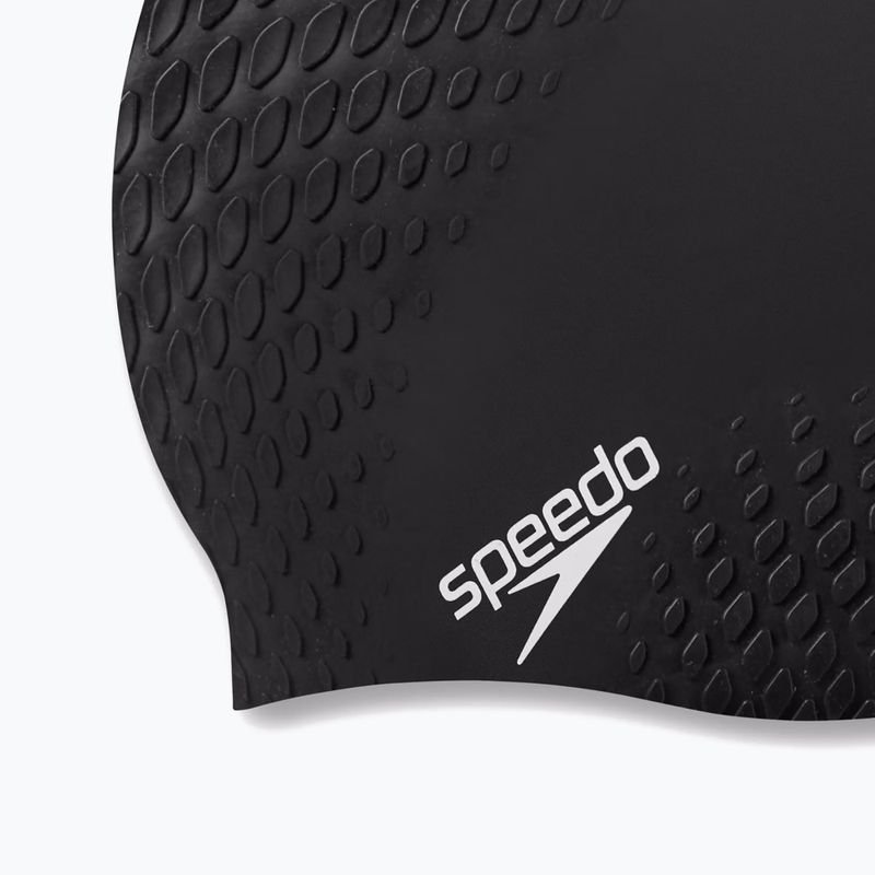 Speedo Bubble Active+ καπέλο κολύμβησης μαύρο 3