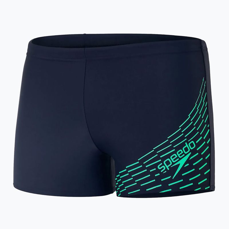 Ανδρικό Speedo Medley Logo Aquashort κολυμβητικό μποξεράκι navy blue 68-11354 4