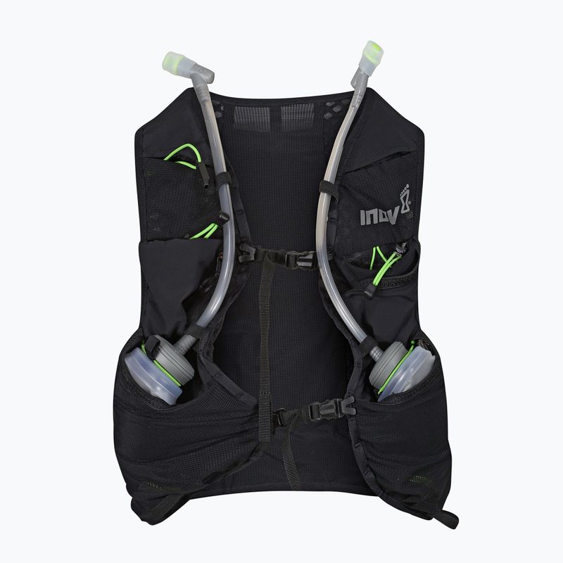 Inov-8 Ultrapack Pro 2in1 μαύρο/πράσινο γιλέκο για τρέξιμο 6