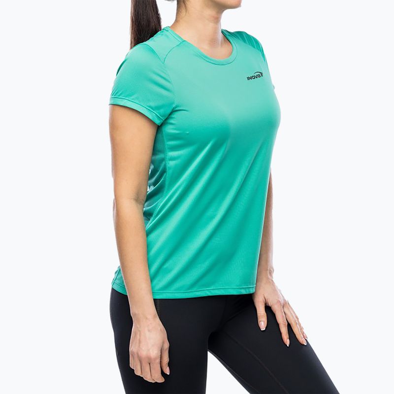 Γυναικεία μπλούζα Inov-8 Performance aqua/dark aqua running shirt 3