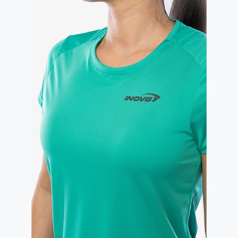 Γυναικεία μπλούζα Inov-8 Performance aqua/dark aqua running shirt 4