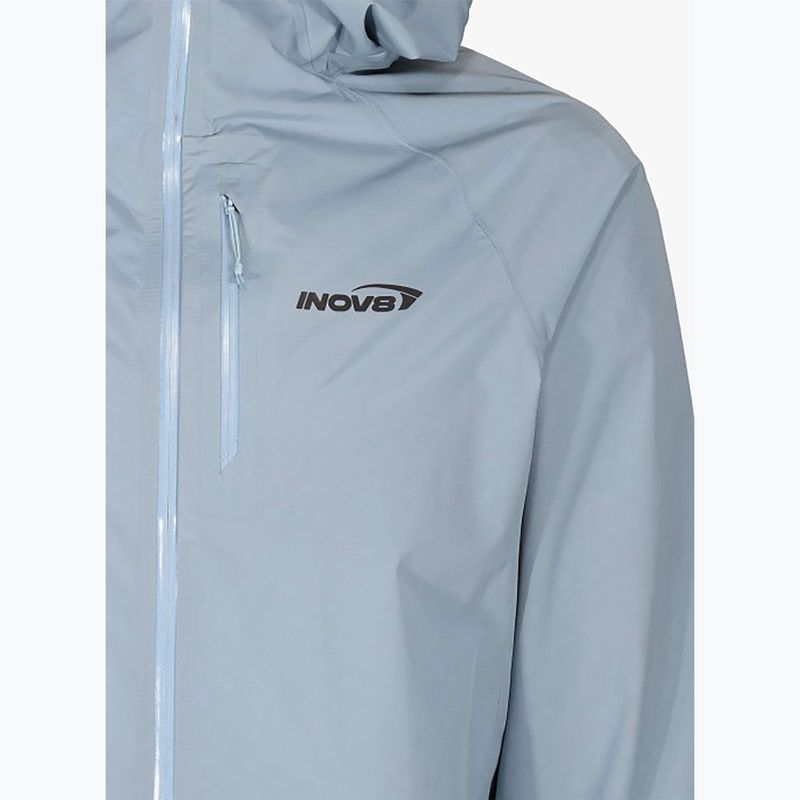 Ανδρικό μπουφάν τρεξίματος Inov-8 Stormshell FZ V2 blue grey 5