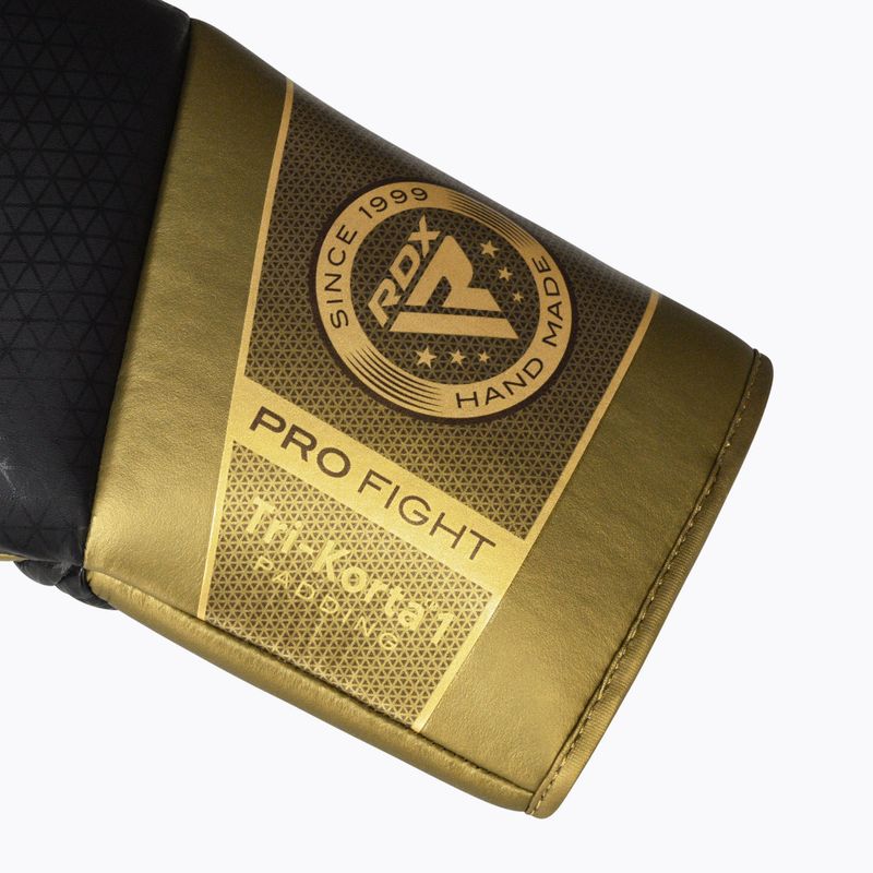 Γάντια του μποξ RDX K1 Mark Pro Fight Boxing golden 6