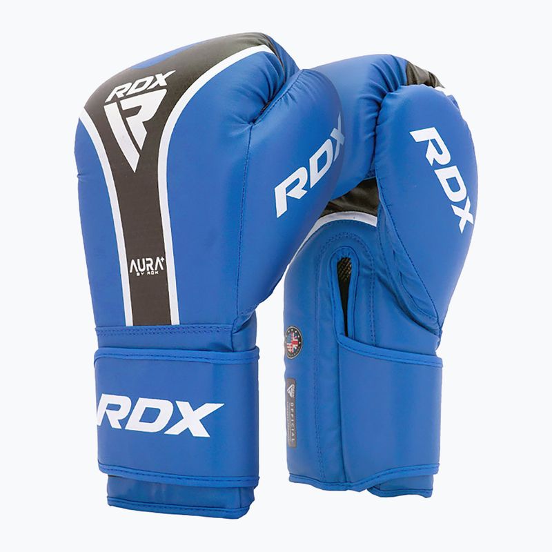 Γάντια του μποξ RDX Boxing Aura Plus T-17 blue 2