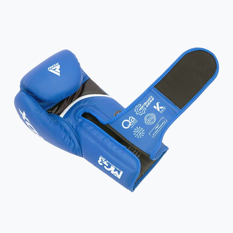 Γάντια του μποξ RDX Boxing Aura Plus T-17 blue 5