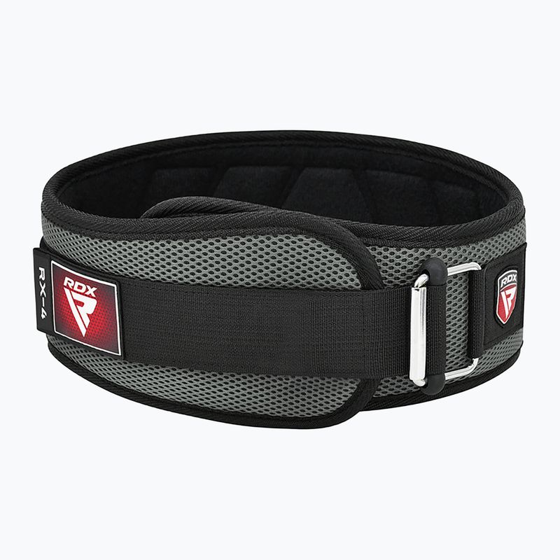 Ζώνη άρσης βαρών RDX Rx4 Weightlifting Belt grey 2