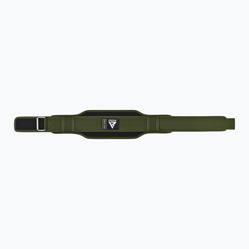 Ζώνη άρσης βαρών RDX Rx5 Weightlifting Belt army green 7