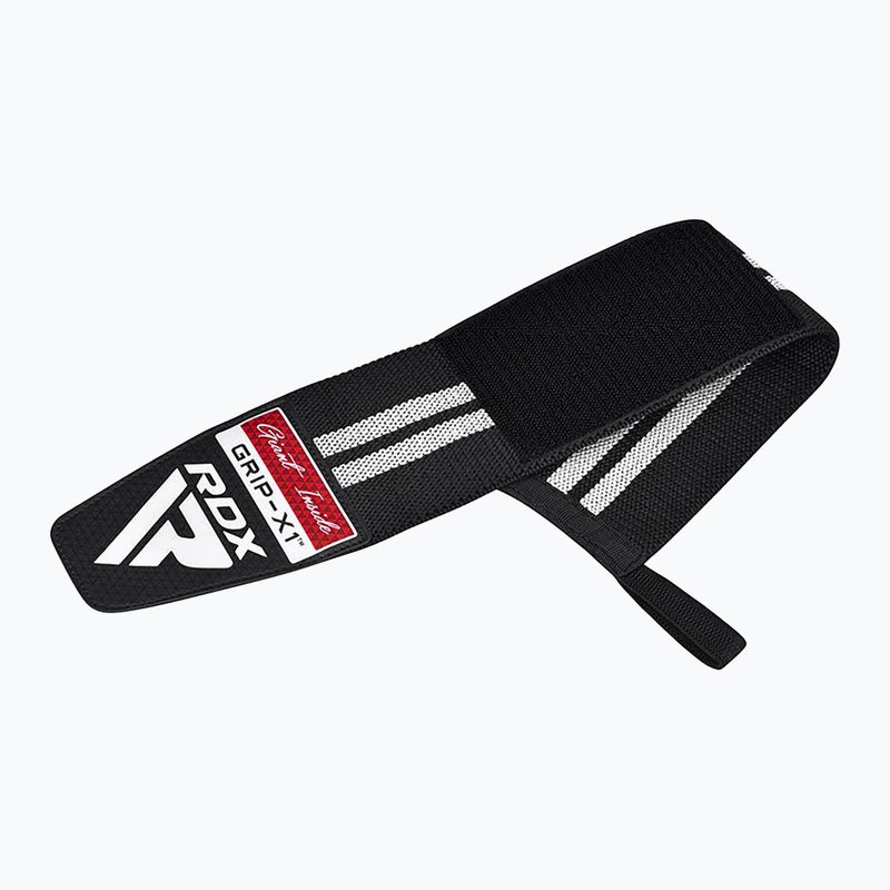 Στήριγμα καρπού RDX WR11 Gym Wrap Wrist Wrap μαύρο/λευκό 3