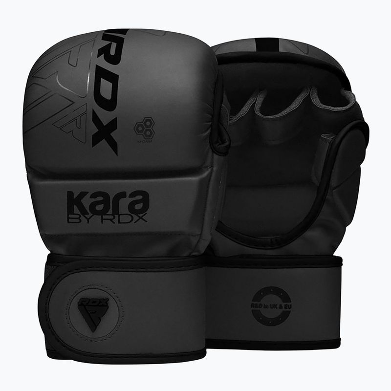 Γάντια ΜΜΑ RDX F6 Shooter Grappling black