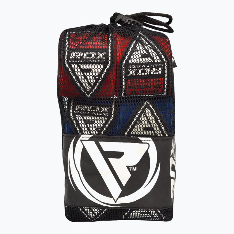 Επίδεσμοι πυγμαχίας RDX Hand Wraps Combine Plus κόκκινο/μαύρο/μπλε 6