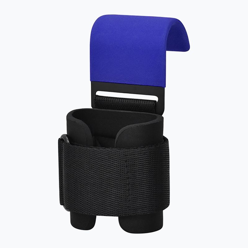 Ιμάντες άρσης βαρών με γάντζο RDX W5 Weight Lifting Hook Strap blue 3