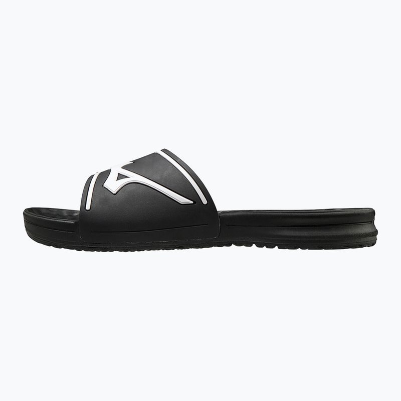 Mizuno Relax Slide μαύρα/λευκά σανδάλια 2