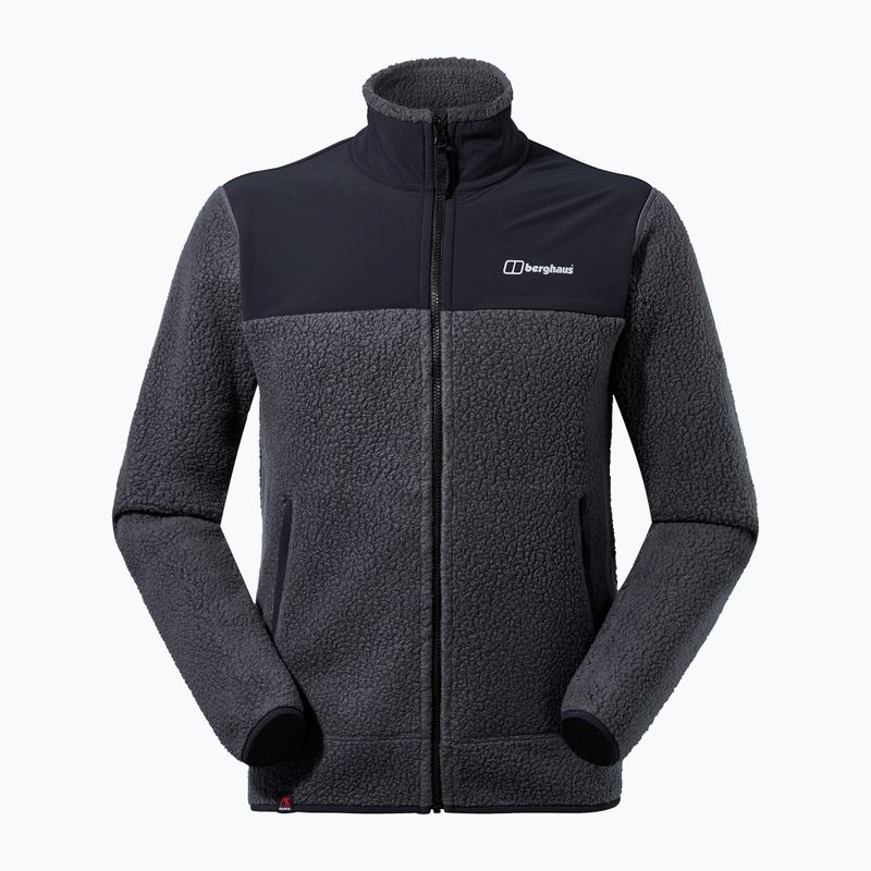 Ανδρικό Berghaus Syker AM γκρι ριγέ/μαύρο fleece φούτερ 6