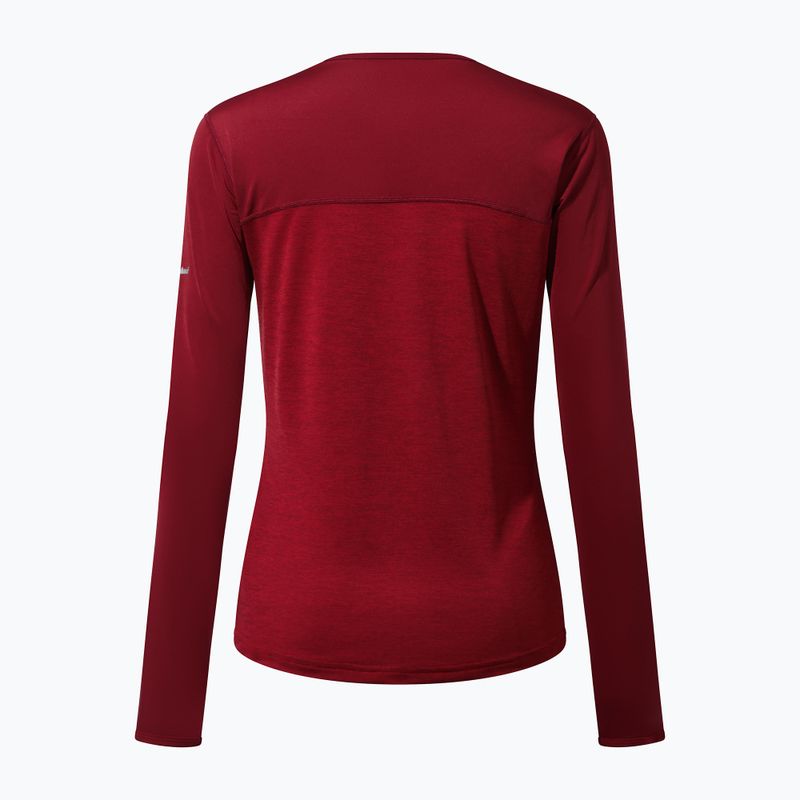 Γυναικείο μακρυμάνικο trekking Berghaus Voyager Tech Tee Basecrew syrah/red dahlia 10