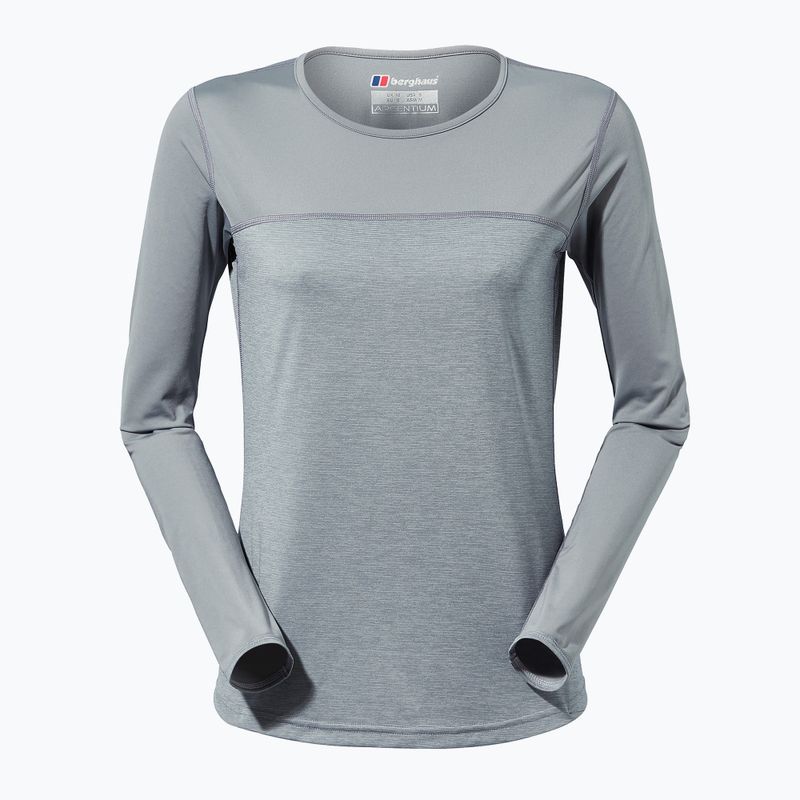 Γυναικείο μακρυμάνικο trekking Berghaus Voyager Tech Tee Basecrew monument/harbour mist 8