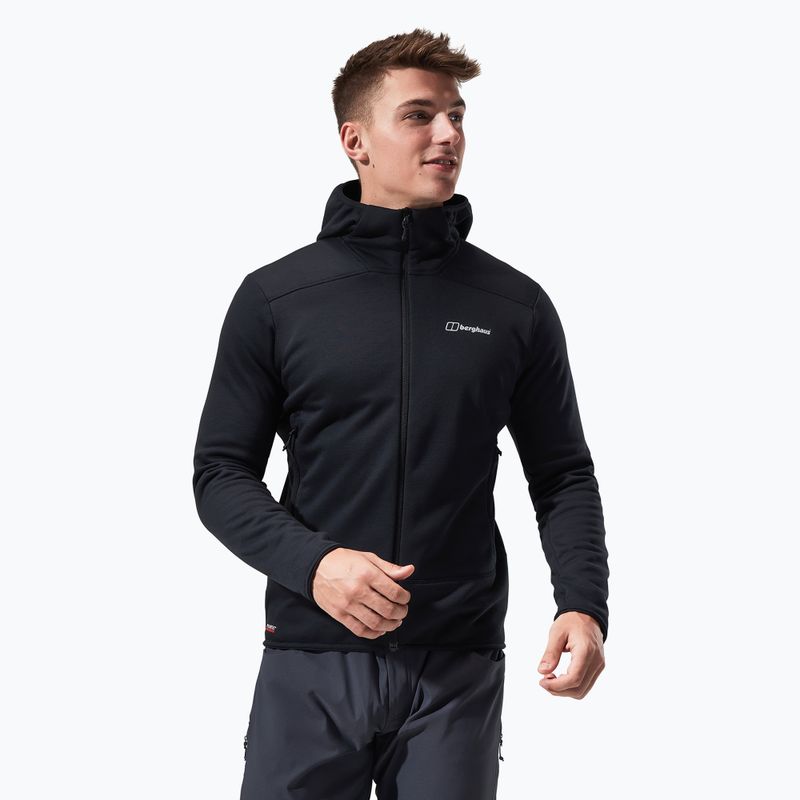 Ανδρικό φούτερ φλις Berghaus Heuberg Hoody black/black