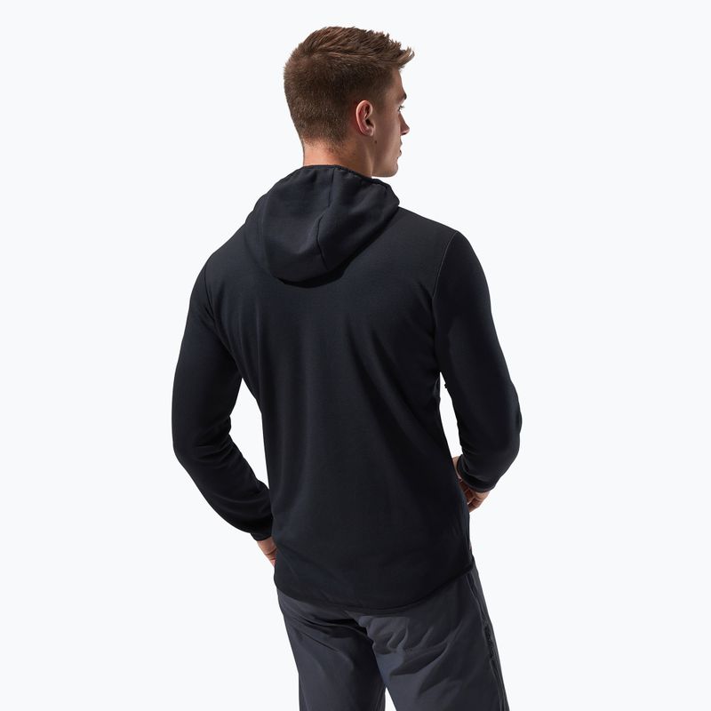 Ανδρικό φούτερ φλις Berghaus Heuberg Hoody black/black 3