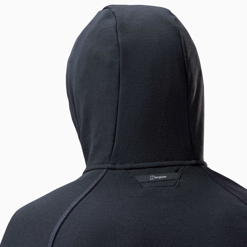 Γυναικείο φούτερ φλις Berghaus Heuberg Hoody jet black/grey pinstripe marl 7