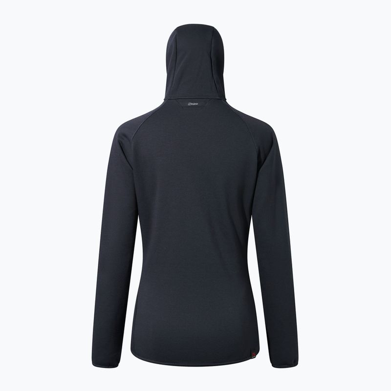 Γυναικείο φούτερ φλις Berghaus Heuberg Hoody jet black/grey pinstripe marl 13