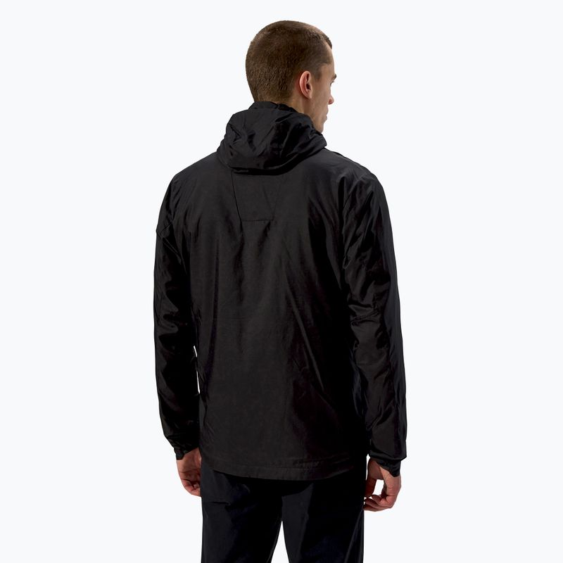 Ανδρικό αντιανεμικό μπουφάν Berghaus Alpha Resist-Air black/black 3