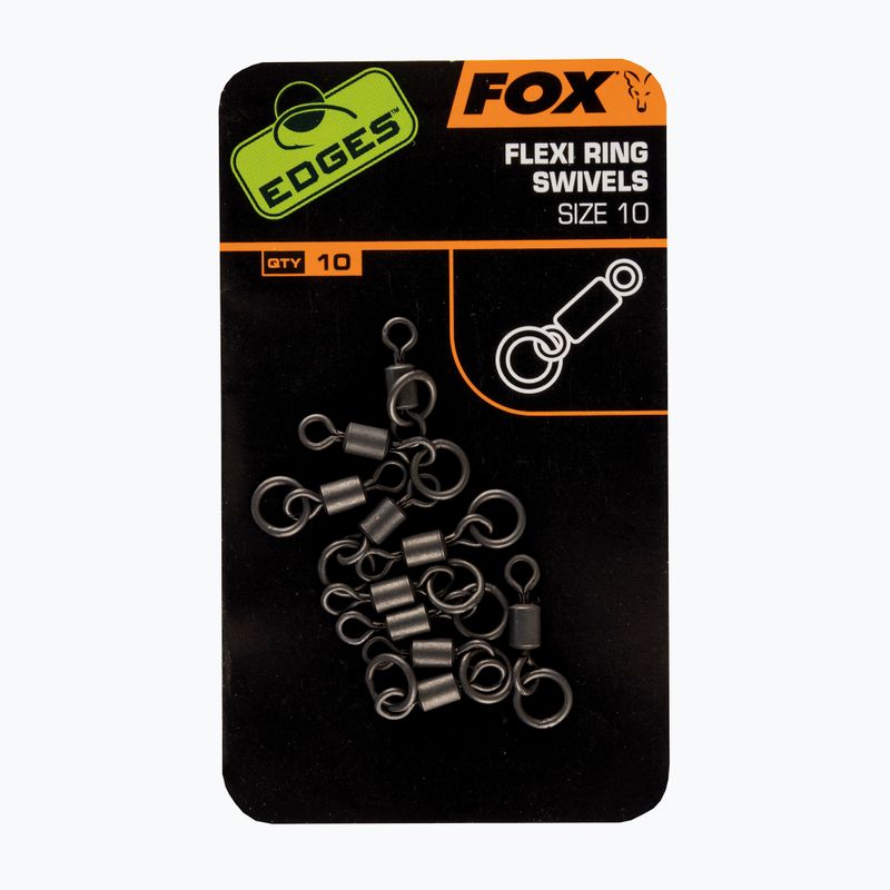 Fox International Edges Flexi Ring Swivel περιστρεφόμενος κρίκος κυπρίνου κόκκινος CAC529