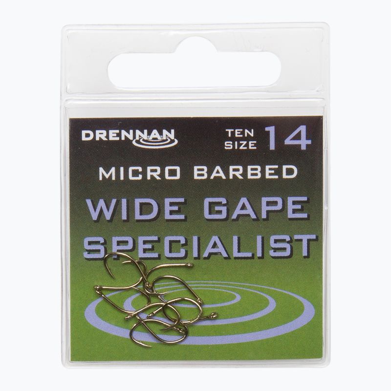 Drennan Wide Gape Specialist ασημένια άγκιστρα HEWGSM014