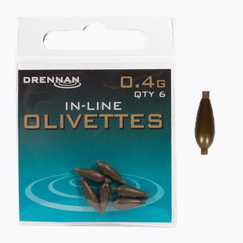 Drennan βαρίδια ελιάς με βελονάκι 6 τεμάχια γκρι TOOIO030 2