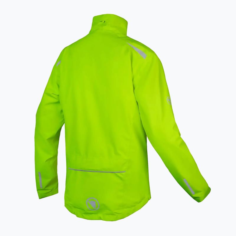 Ανδρικό ποδηλατικό μπουφάν Endura Hummvee Waterproof hi-viz yellow 2