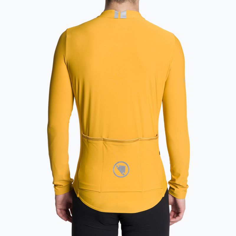 Ανδρικό μακρυμάνικο ποδηλασίας Endura Pro SL II L/S mustard 4