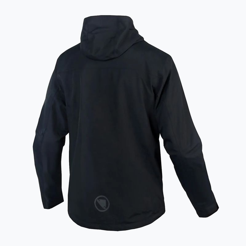 Ανδρικό ποδηλατικό μπουφάν Endura Hummvee Waterproof Hooded black 8