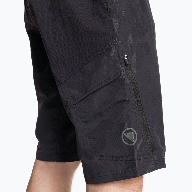 Ανδρικό ποδηλατικό σορτς Endura Hummvee Short black camouflage 4